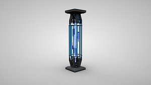 Voxel Column sci-fi generator height 4m