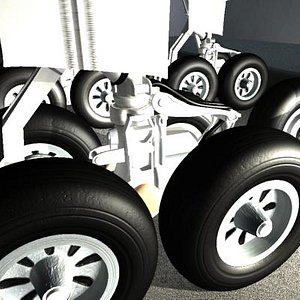 3d model landing gear