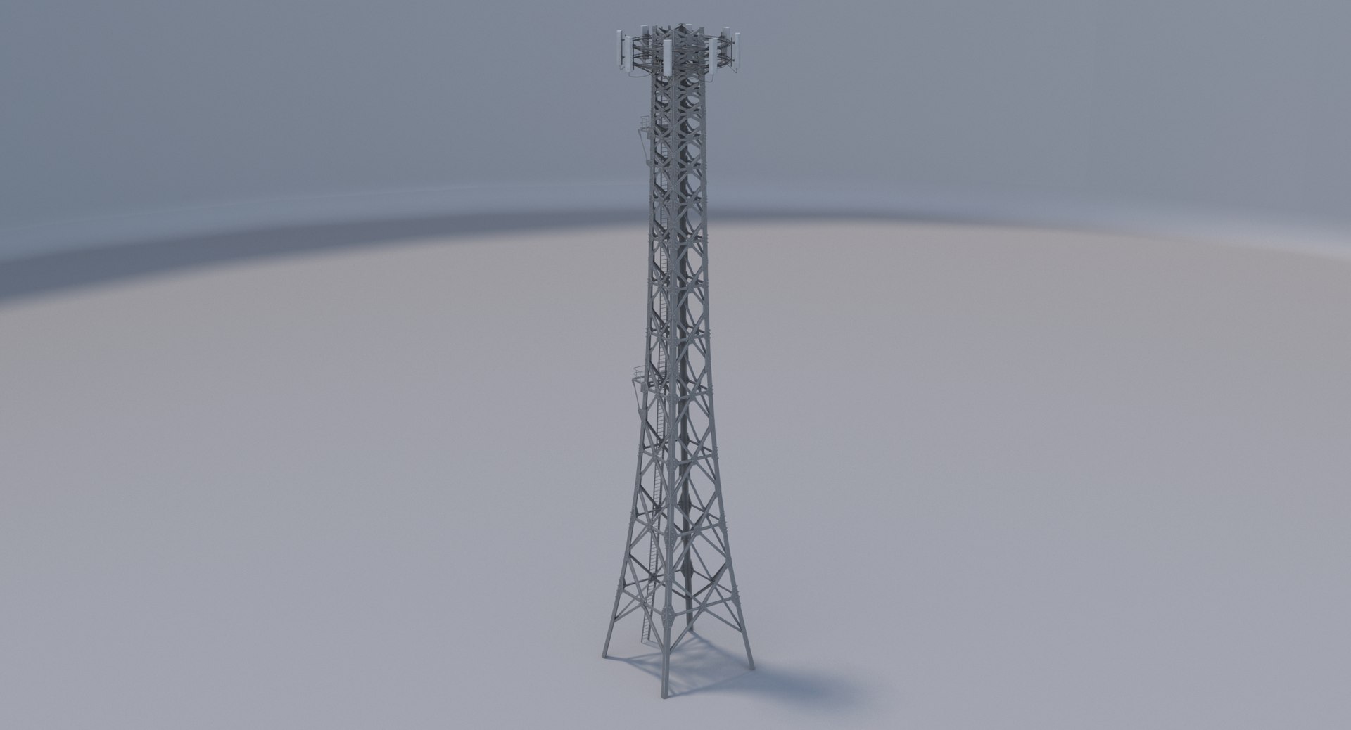 Cellular Tower 3D Model - TurboSquid 1726615