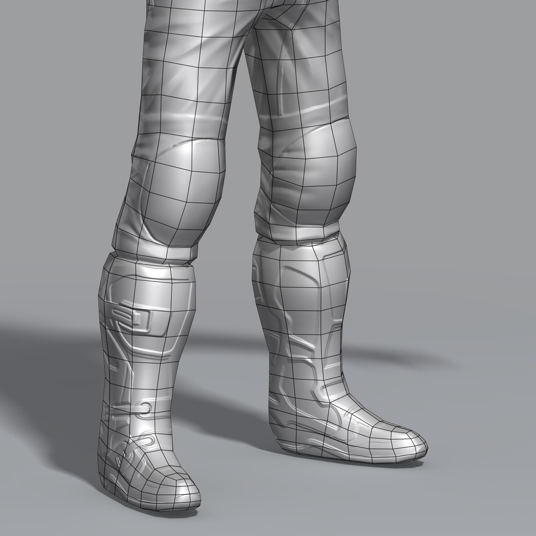 Motocross Rider 3d Model
