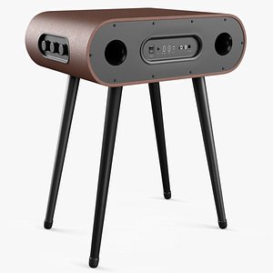 Floor Speaker Table Hybrid Brown 3D model