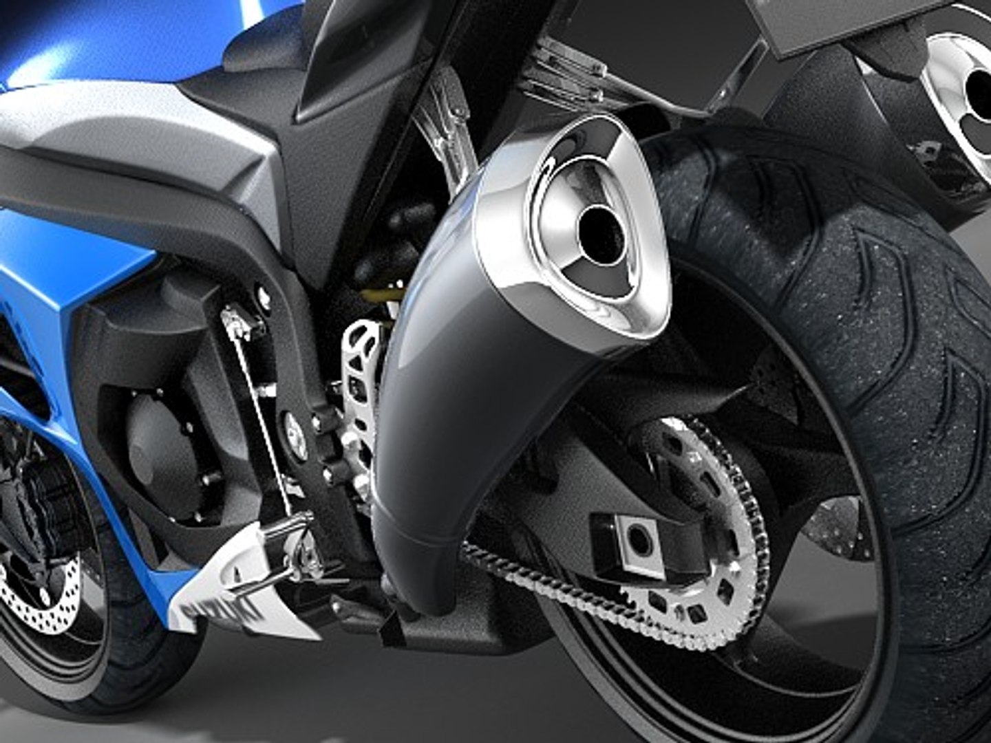 Suzuki Gsxr Gsx R 3d Model