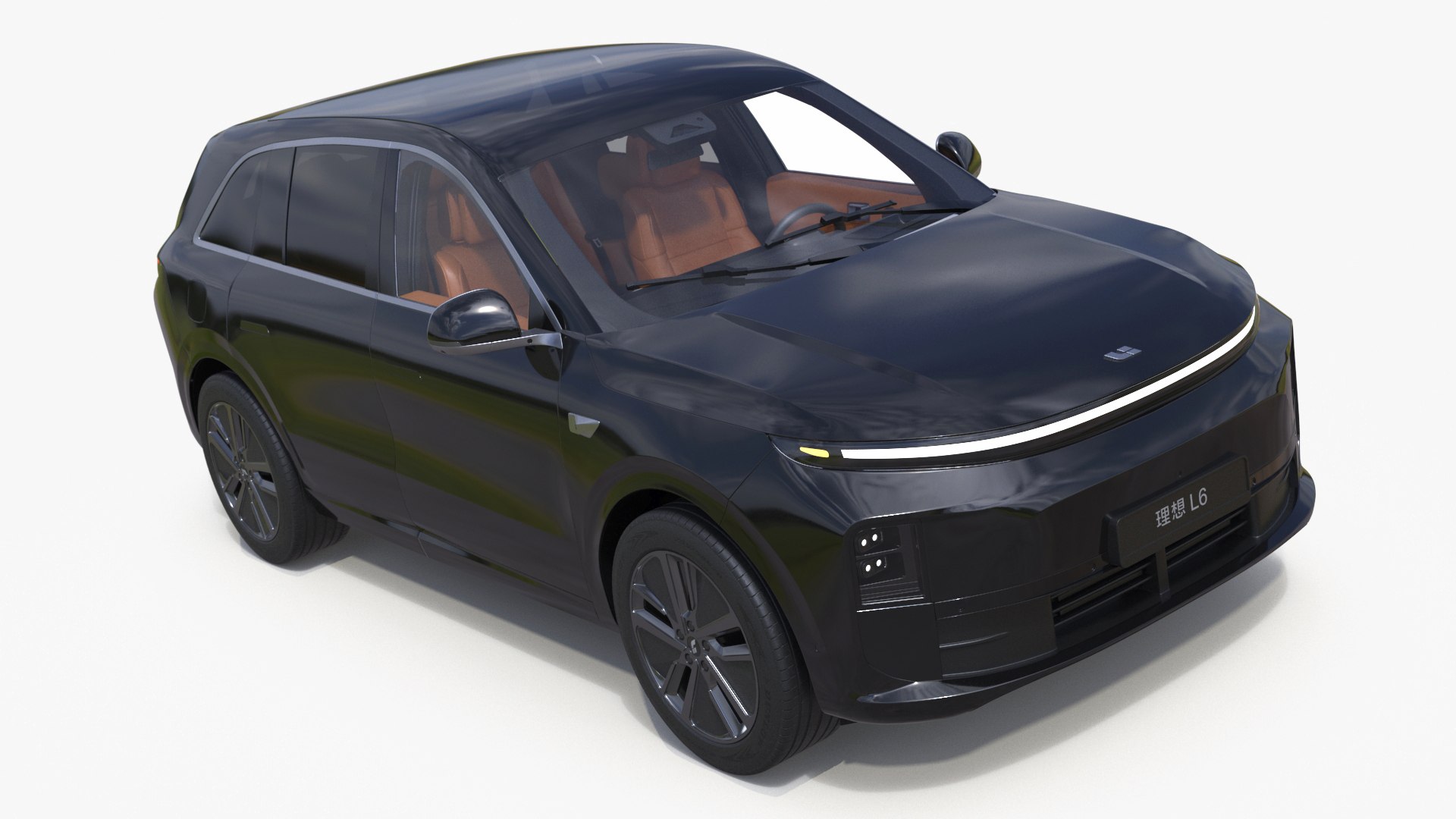 LiXiang L6 Obsidian Black 3D model preview