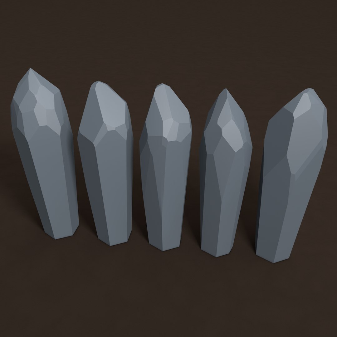 Crystal Mineral Geode 3d Model