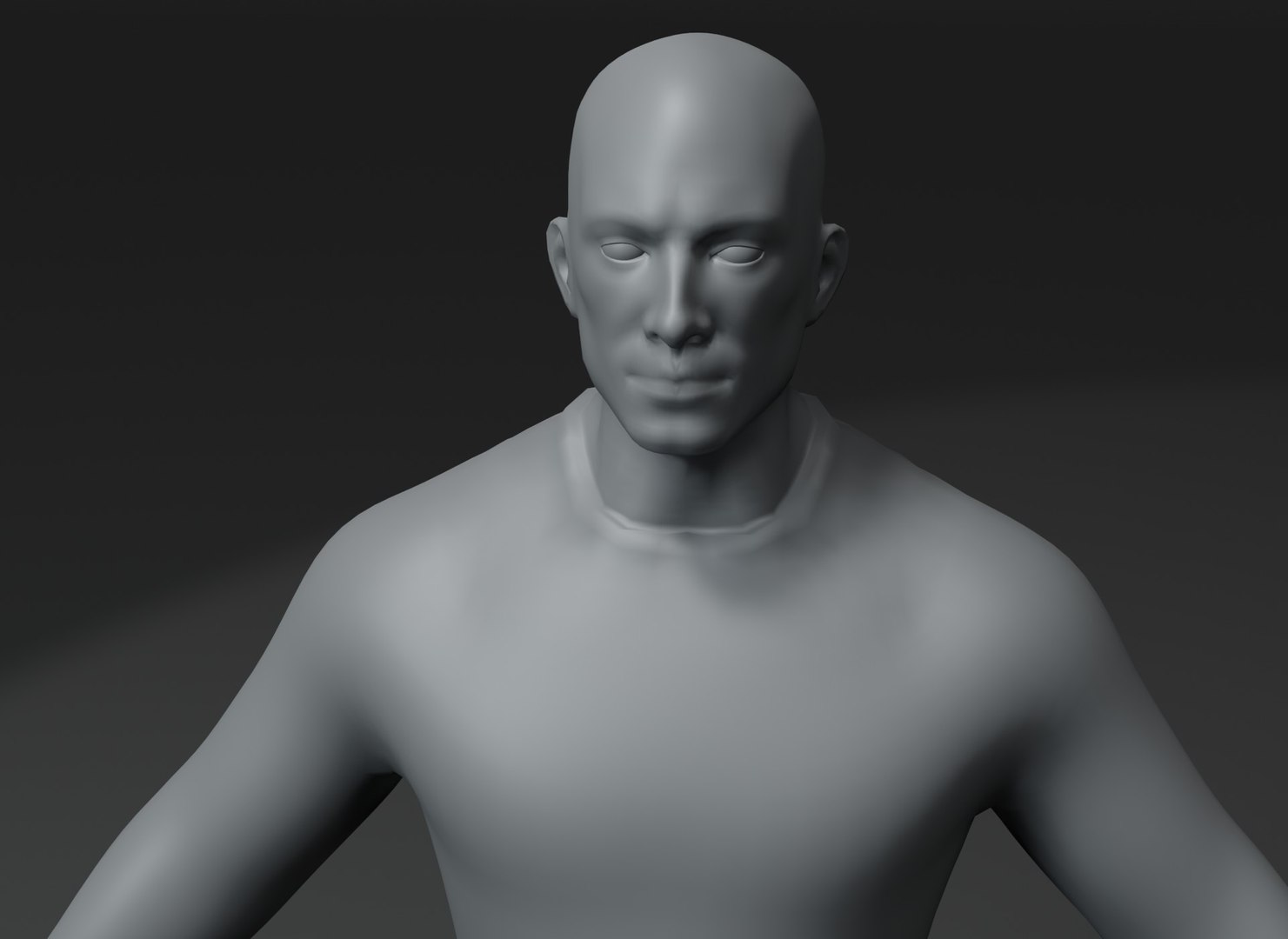 Male Body Base Mesh Model TurboSquid 1693002