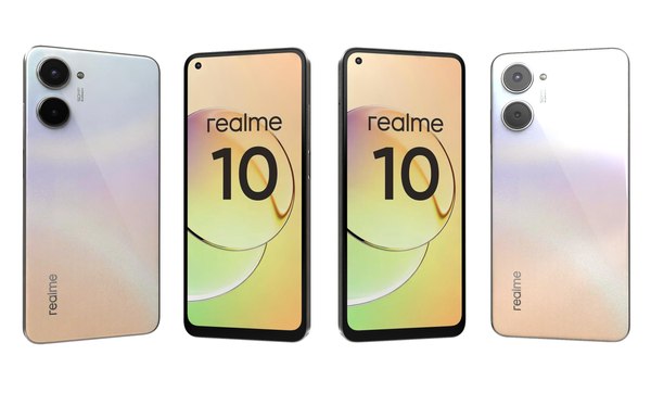 RealMe 10 White 3D