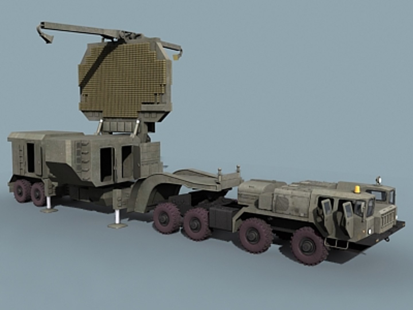 Big Bird Surveillance Radar 3d Model