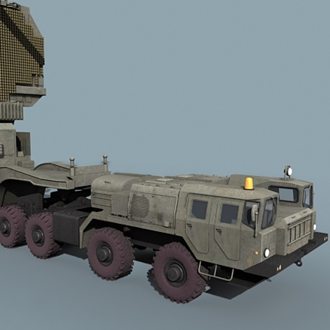 Big Bird Surveillance Radar 3d Model