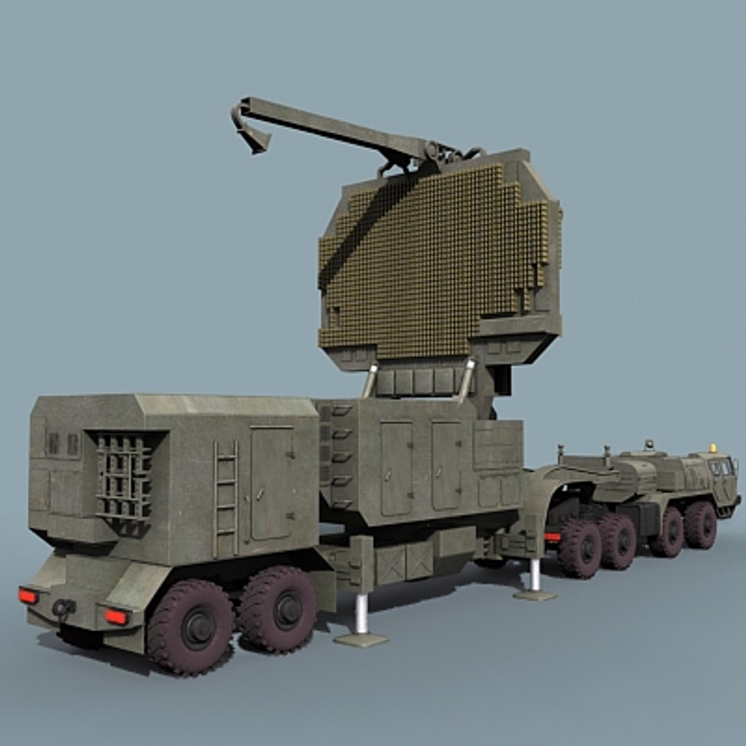 Big Bird Surveillance Radar 3d Model