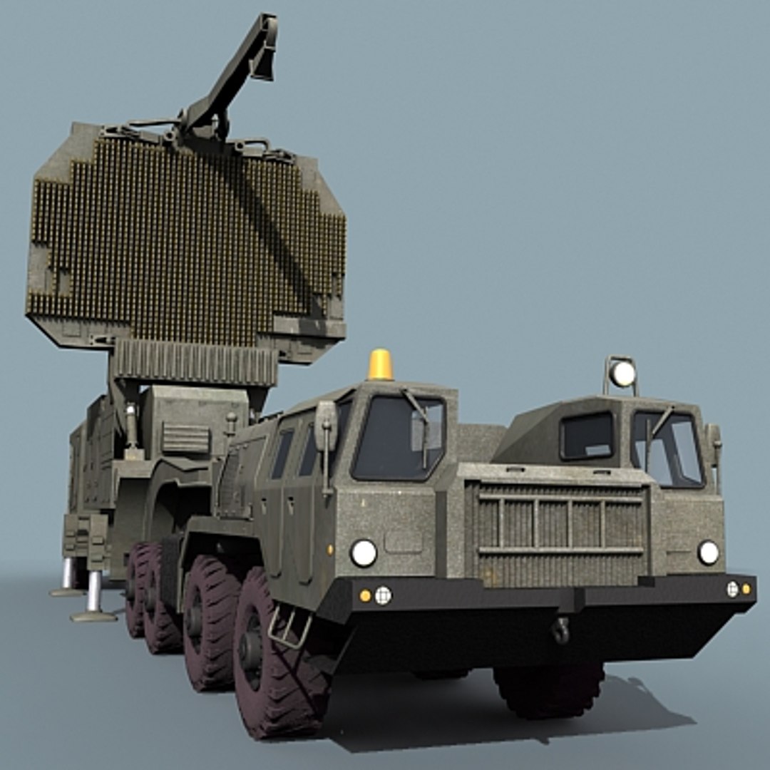 Big Bird Surveillance Radar 3d Model