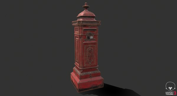 Post box 3D model - TurboSquid 1404545