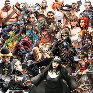 3D model Creatures and Characters - 24x - Stylized Fantasy Mega Bundle Collection