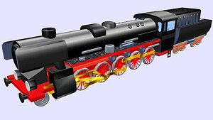 52 9000 steam locomotive model