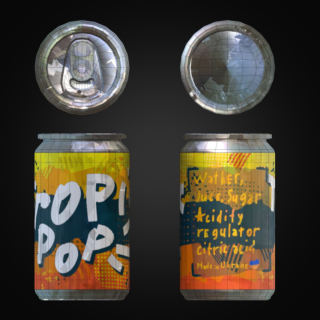 3D Stylized Soda Can Pack model https://p.turbosquid.com/ts-thumb/fc/3rqIM9/Fr/7_w/png/1737453889/1920x1080/fit_q87/9a5686eb5df85a9b01d5a3f0e1f27f6d76a24c29/7_w.jpg