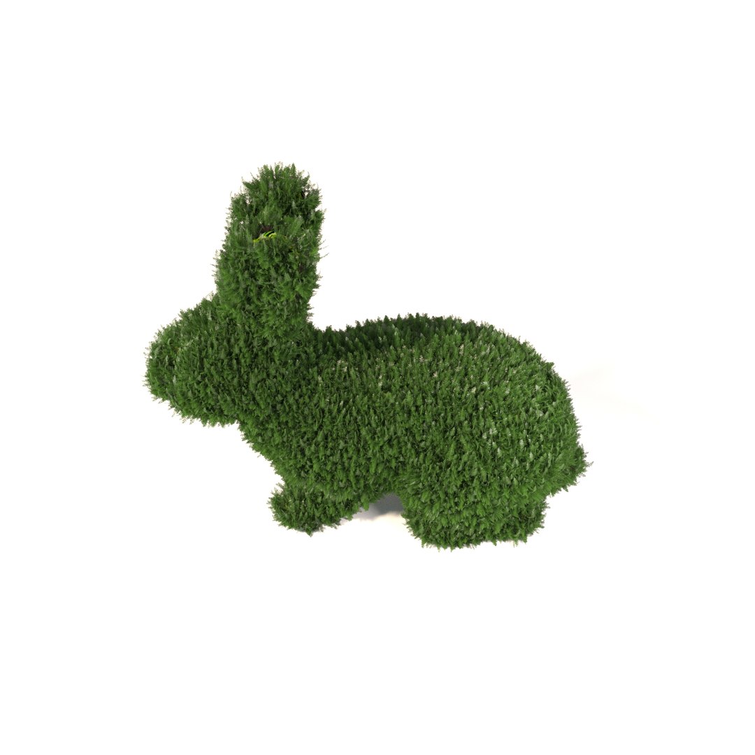Bush Rabbit 3D Model - TurboSquid 1900531