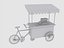 3D food carts cartoon model