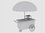3D food carts cartoon model