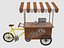 3D food carts cartoon model