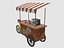 3D food carts cartoon model