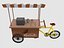 3D food carts cartoon model