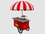 3D food carts cartoon model