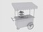3D food carts cartoon model