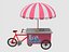 3D food carts cartoon model