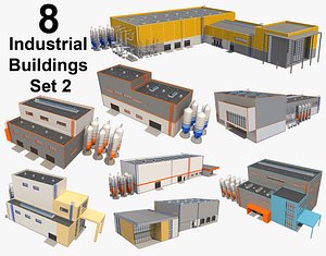 3D industrial building
