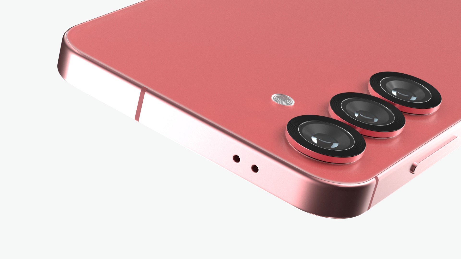 Samsung Galaxy S25 Coral Red 3D Model - TurboSquid 2345302