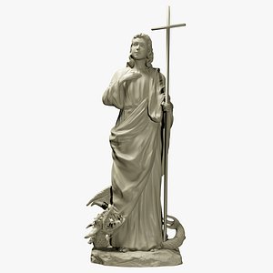 Saint Martha pendant 3D model