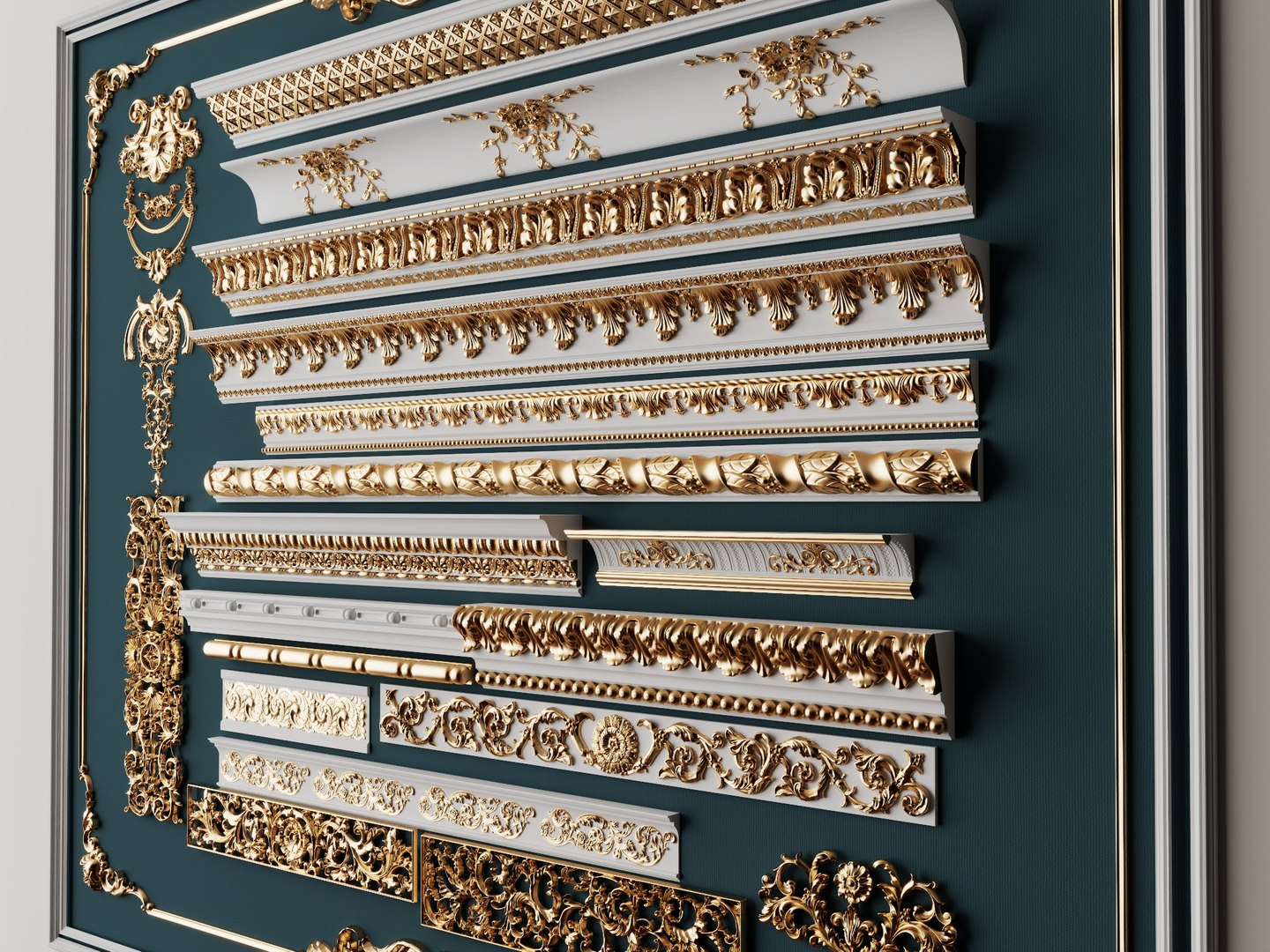 3D Baroque Gold Decorative Molding Collection model https://p.turbosquid.com/ts-thumb/fc/J8yFsP/ut/14/jpg/1772957981/1920x1080/fit_q87/c15dca707f1c047bd5656d16cd430afa9e9ca18a/14.jpg