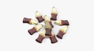 gummy cola 3d model