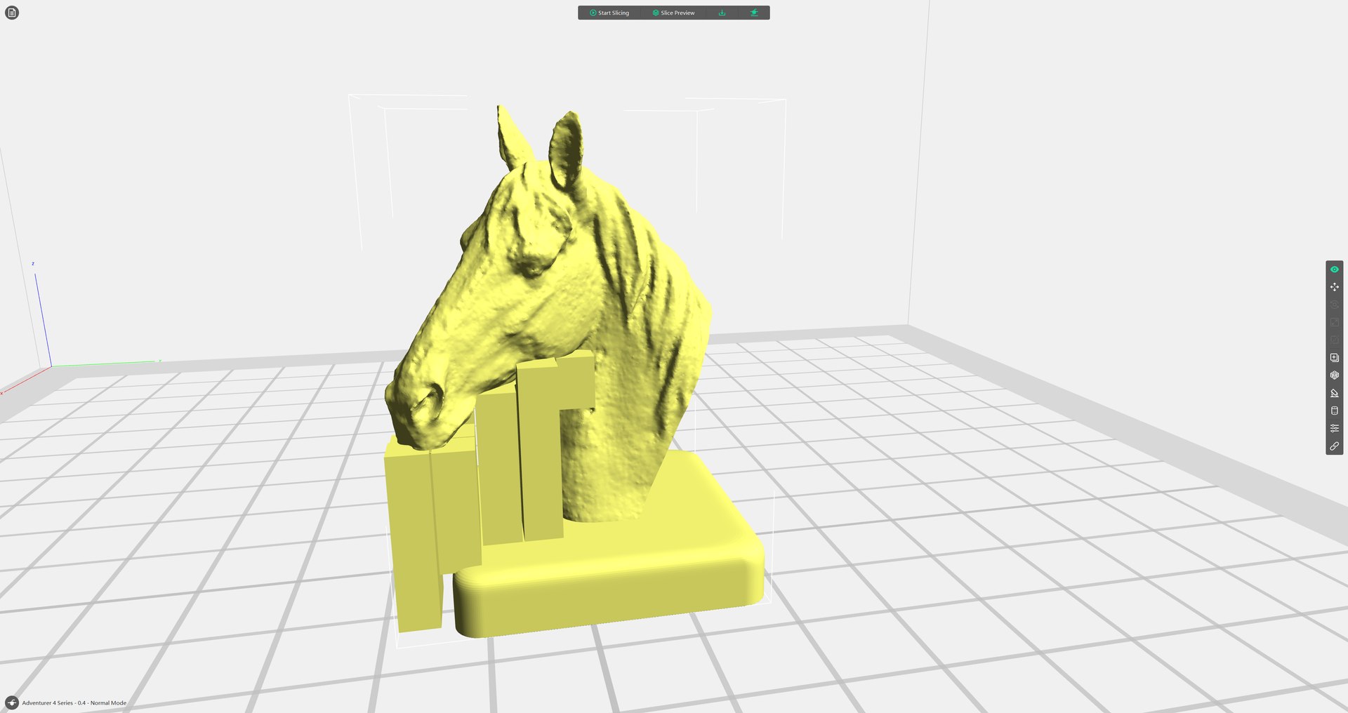 HORSE HEAD STATUE ORNAMENT 3D model TurboSquid 2026000