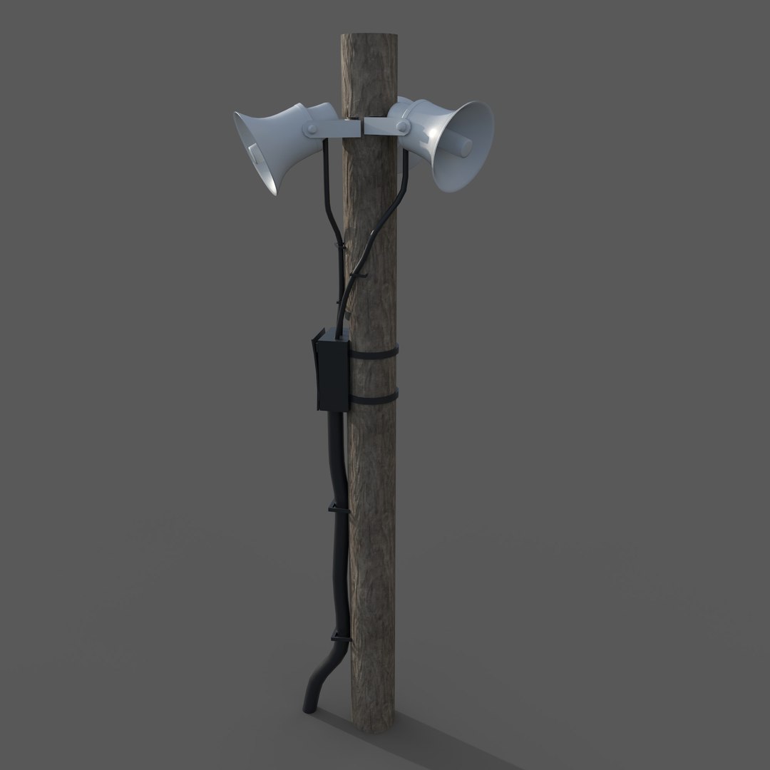 3D model megaphone pole https://p.turbosquid.com/ts-thumb/fc/QzuKN6/f1/z0303/jpg/1719830121/1920x1080/fit_q87/a843f3464dd2d7235dbec241f2aa96dc23651c35/z0303.jpg