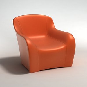 3d model realistic armchair