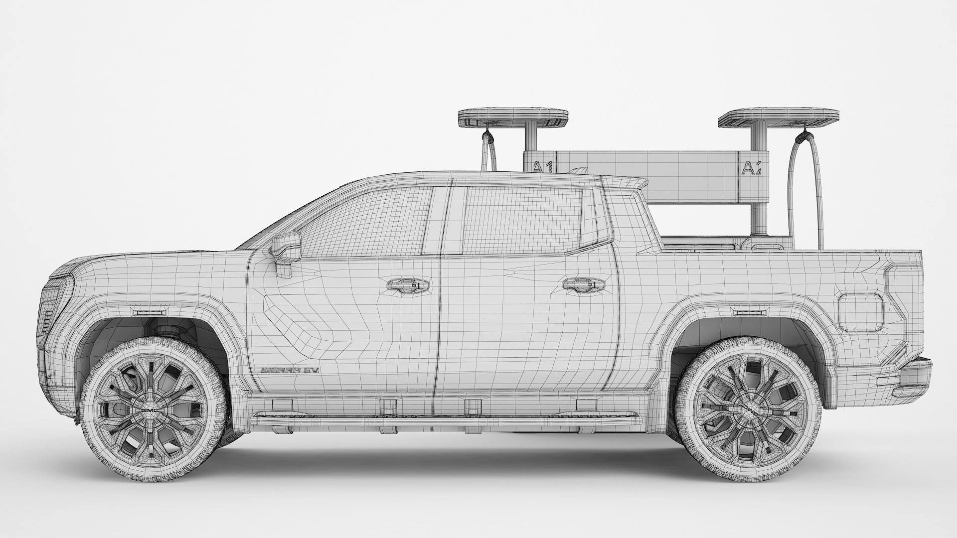 GMC Sierra EV 2024 with Charge Station 02 model https://p.turbosquid.com/ts-thumb/fc/WesVpK/69/wire0000/jpg/1742500039/1920x1080/fit_q87/0f34b34bbf4cd50a86741b93cf01aff022da2f00/wire0000.jpg