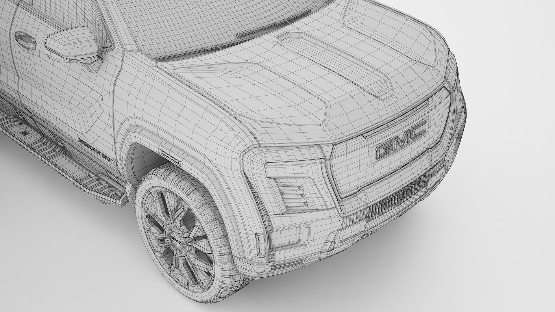 GMC Sierra EV 2024 with Charge Station 02 model https://p.turbosquid.com/ts-thumb/fc/WesVpK/KK/wire0004/jpg/1742500040/1920x1080/fit_q87/35082146cf25469cb09e3560b2fc84fb1cd6432a/wire0004.jpg