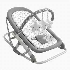 Fold rocker with toys 3D model