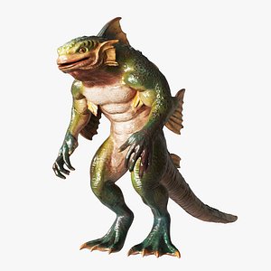 3D A highly detailed amphibious