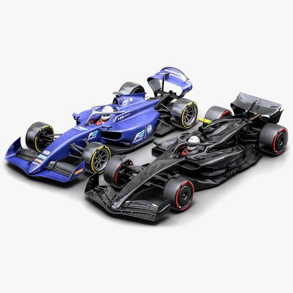 3D Formula 1 2 Season 2024 F1 Race Car Collection model