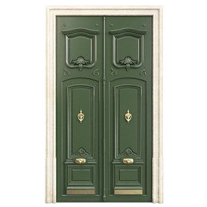 3D Entrance classic door 97 model