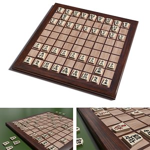 luxury laminated Shogi board