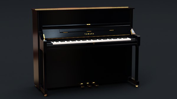 3D model Yamaha Digital Piano - Black