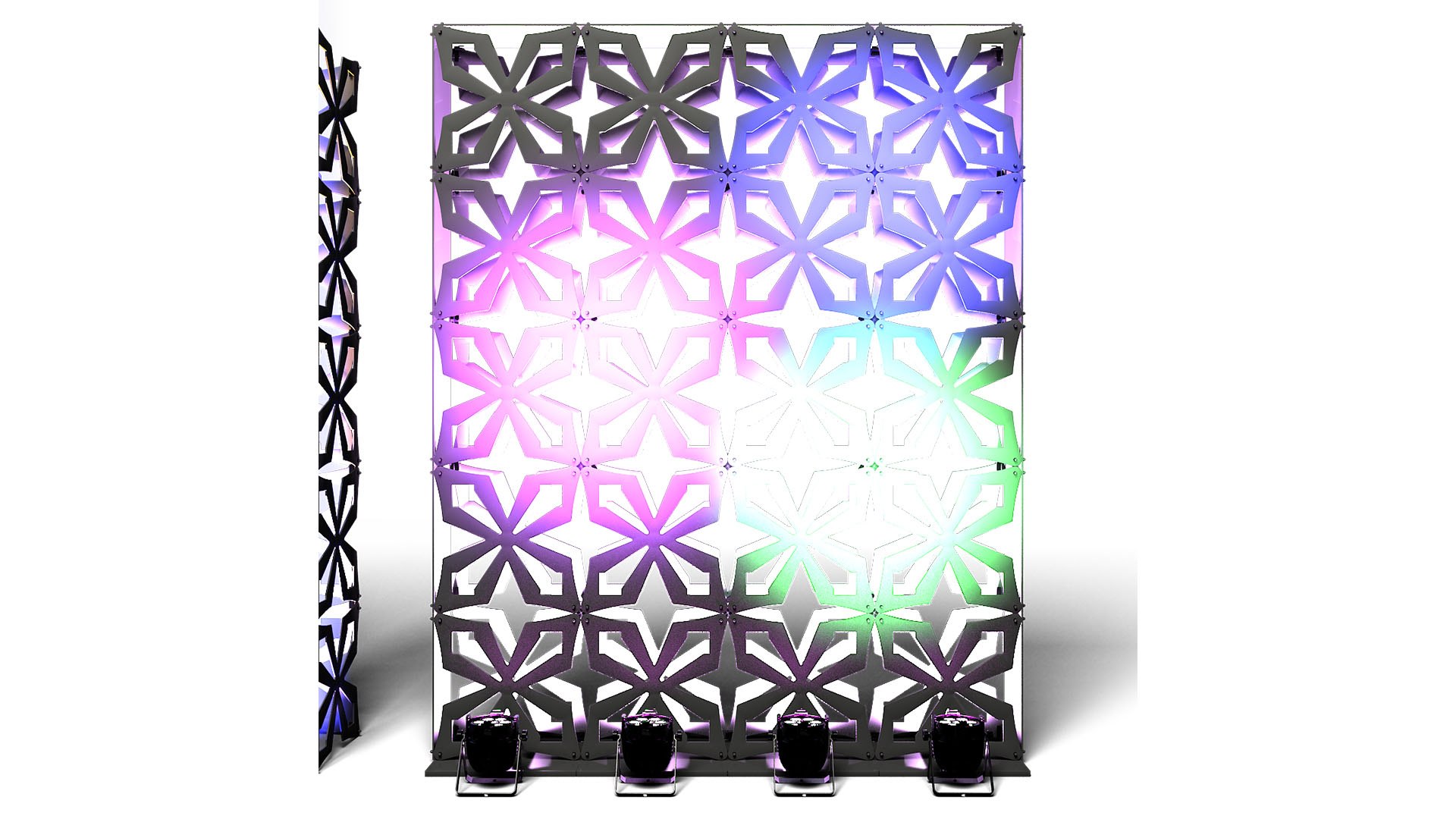 Free 3D Stage Decor 4 - Modular Wall Column - TurboSquid 2062143