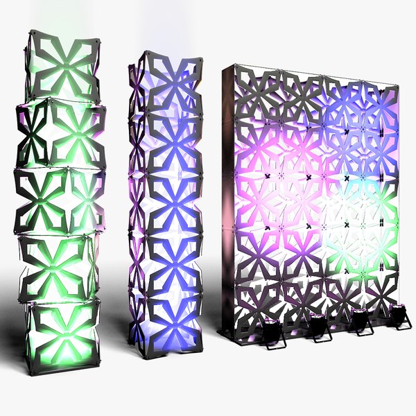 livre Stage Decor 4 - Modular Wall Column Modelo 3D - TurboSquid 2062143