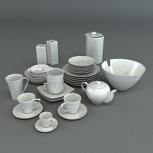 Porcelain tableware set
