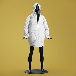 3D SONDR Winter Coat Loose Open