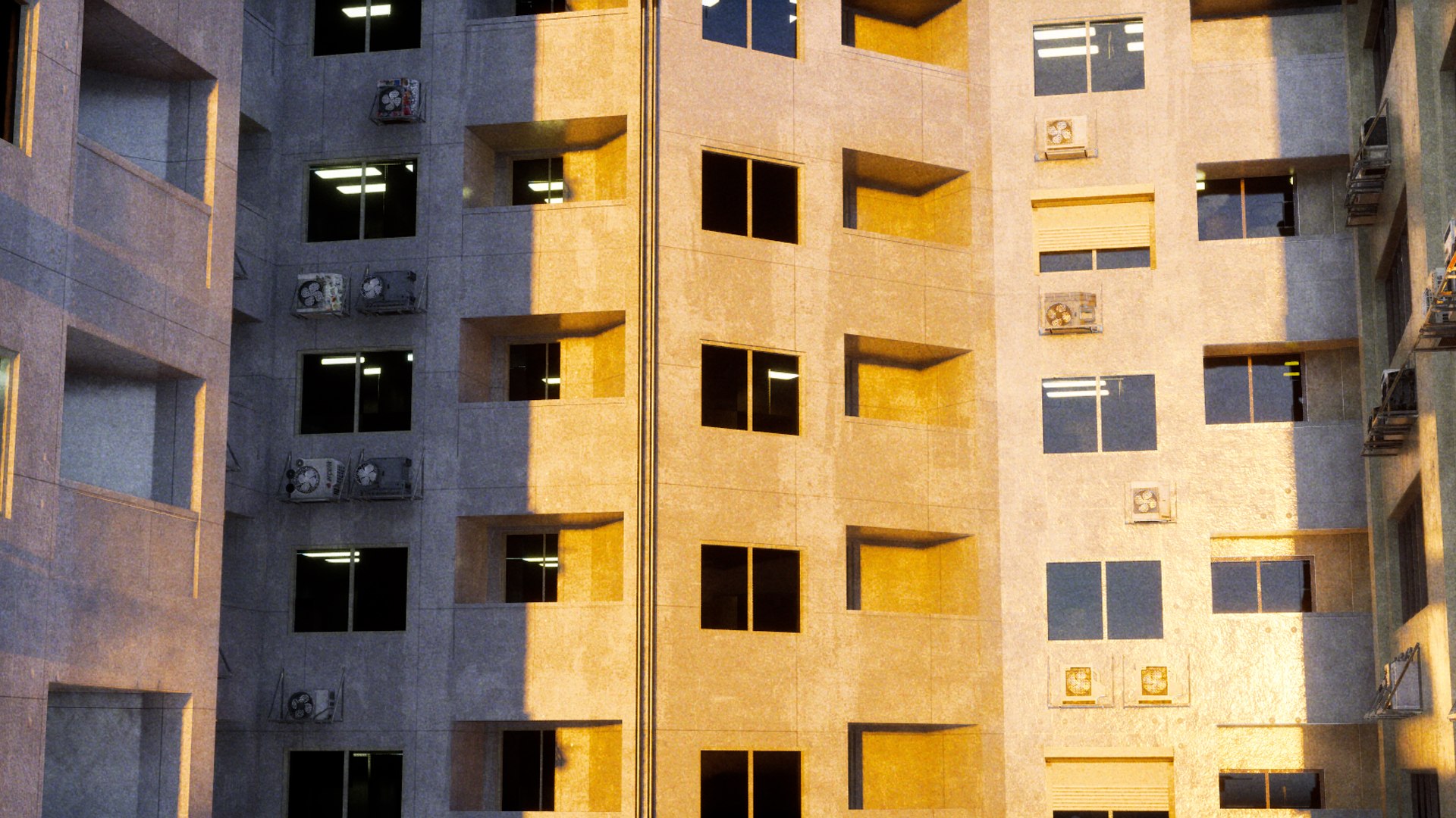 3D Urban Residential Block - TurboSquid 2292997