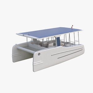 Solar Catamaran 3D