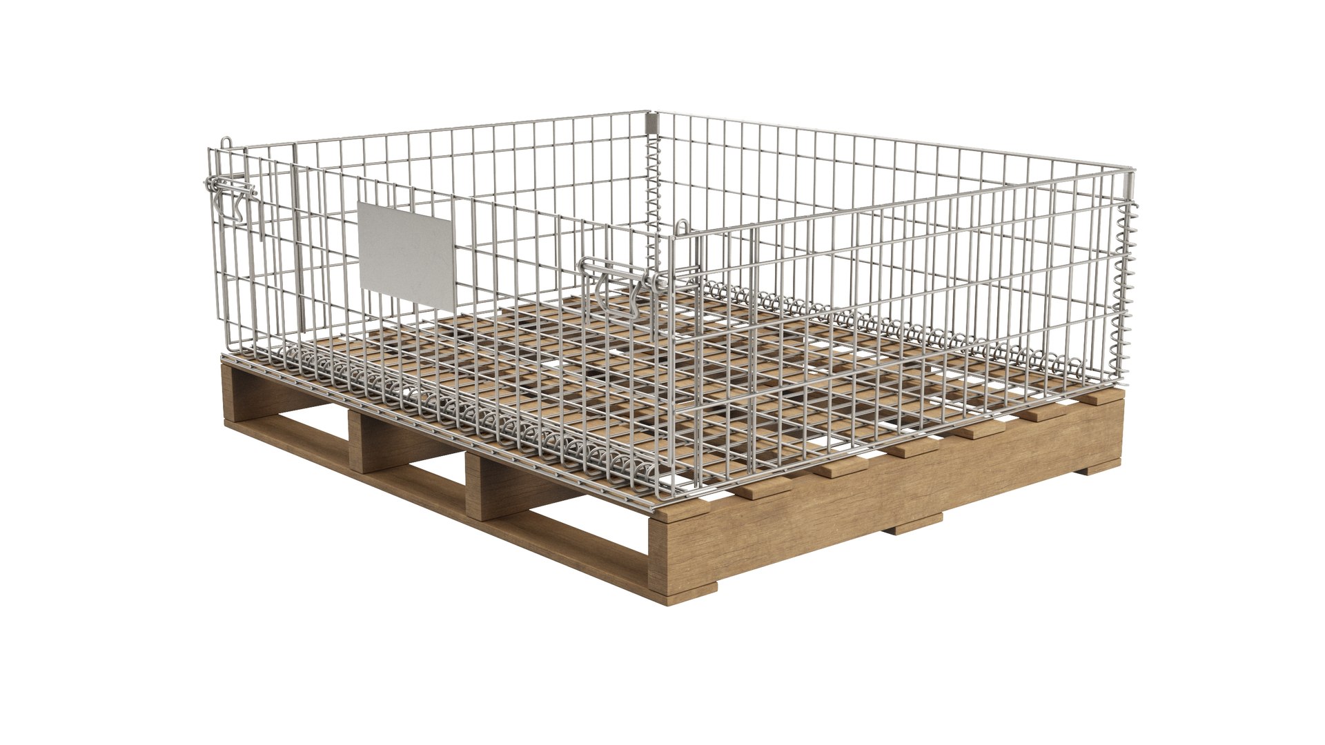Collapsible Mesh Metal Pallet Cage 3D model https://p.turbosquid.com/ts-thumb/fc/tAB5jU/Qt/cage_0012/jpg/1743331702/1920x1080/fit_q87/ba3e44cdcfa0c2161f92dcee0faa33357d83689a/cage_0012.jpg